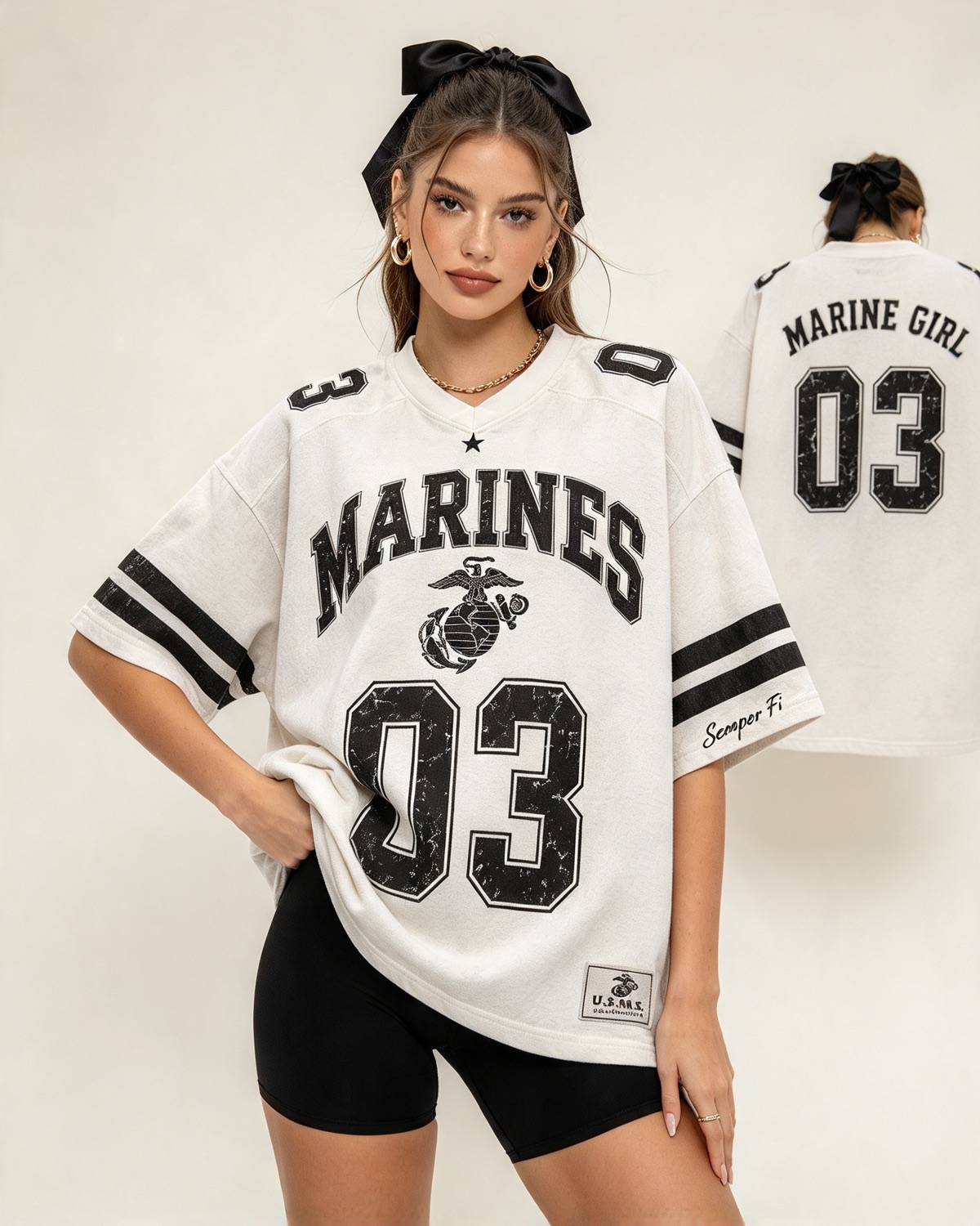 03 Oversized Football Jersey